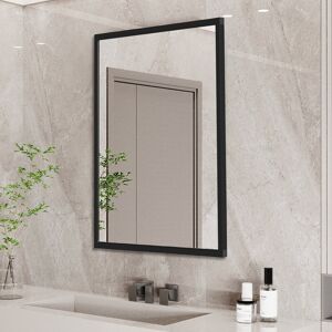 Metro Wall Bathroom Consuela With Black Metal Framed Black 90 cm H x 60 cm W Metro Wall Bathroom Consuela With Black Metal Framed Black 90 cm H x 60 cm W