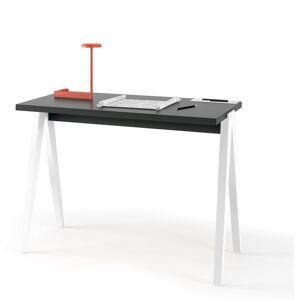17 Stories Gundrath Desk White/Jet Black 78cm H X 107cm W X 47cm D 17 Stories Gundrath Desk White/Jet Black 78cm H X 107cm W X 47cm D
