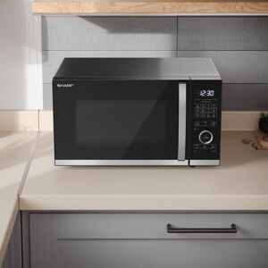 Ivy Bronx 25L 900W Jog Dial Flatbed Microwave with Grill Black Black 28.8cm H X 49.0cm W X 41.1cm D Ivy Bronx 25L 900W Jog Dial Flatbed Microwave with Grill Black Black 28.8cm H X 49.0cm W X 41.1cm D