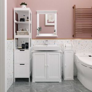 House of Hampton Kerr 60Cm W x 60Cm H x 30Cm D Under Sink Cabinet 60cm H X 60cm W X 30cm D House of Hampton Kerr 60Cm W x 60Cm H x 30Cm D Under Sink Cabinet 60cm H X 60cm W X 30cm D