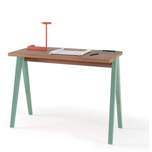 17 Stories Gundrath Desk Green/Walnut 78cm H X 107cm W X 47cm D 17 Stories Gundrath Desk Green/Walnut 78cm H X 107cm W X 47cm D