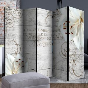 Ebern Designs Aldon 5 Panel Room Divider Ivory;Whitesmoke 172cm H X 225cm W X 3cm D Ebern Designs Aldon 5 Panel Room Divider Ivory;Whitesmoke 172cm H X 225cm W X 3cm D