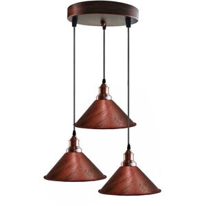 Rio Vanita 3 - Light Pendant Rustic Red 124cm W X 124cm D Rio Vanita 3 - Light Pendant Rustic Red 124cm W X 124cm D