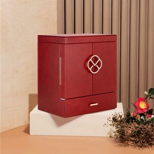 Canora Grey Jewellery Box + Red 28.9cm H X 25.4cm W X 17.5cm D Canora Grey Jewellery Box + Red 28.9cm H X 25.4cm W X 17.5cm D