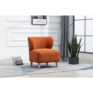 Norden Home Jann 74cm Wide Bedroom Chair Orange 79cm H X 74cm W X 74cm D Norden Home Jann 74cm Wide Bedroom Chair Orange 79cm H X 74cm W X 74cm D