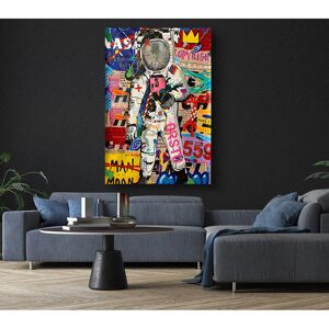 Happy Larry Space Man Graffiti Blue;Green;Red;Yellow;Orange;White/Red/Blue/Green/Orange/Pink/Red/Yellow 121.9cm H x 81cm W Happy Larry Space Man Graffiti Blue;Green;Red;Yellow;Orange;White/Red/Blue/Green/Orange/Pink/Red/Yellow 121.9cm H x 81cm W