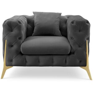 Fairmont Park Akeiba 110 Wide Tufted Grey 77cm H X 110cm W X 88cm D Fairmont Park Akeiba 110 Wide Tufted Grey 77cm H X 110cm W X 88cm D