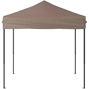 Dakota Fields Anaberta 1.95m x 1.95m Steel Party Tent Black/Taupe 195.5cm W X 195.5cm D X 235cm H Dakota Fields Anaberta 1.95m x 1.95m Steel Party Tent Black/Taupe 195.5cm W X 195.5cm D X 235cm H