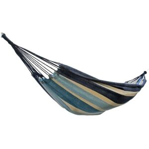Dakota Fields Enriko Double Classic Hammock Blue/Ecru 350cm H X 160cm W X 350cm L Dakota Fields Enriko Double Classic Hammock Blue/Ecru 350cm H X 160cm W X 350cm L
