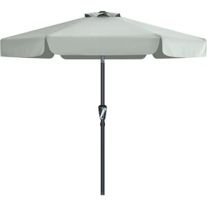 Dakota Fields Carmilla 230cm Tilt Market Parasol Light Grey 203cm H X 230cm W X 5cm D Dakota Fields Carmilla 230cm Tilt Market Parasol Light Grey 203cm H X 230cm W X 5cm D