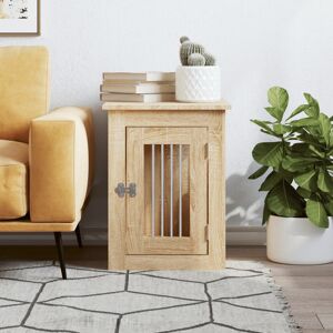 Archie & Oscar Dog Crate Furniture Old Wood 45X62x59 Cm Engineered Wood Sonoma Oak 59cm H x 45cm W x 62cm D Archie & Oscar Dog Crate Furniture Old Wood 45X62x59 Cm Engineered Wood Sonoma Oak 59cm H x 45cm W x 62cm D