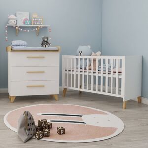roba Leon two-piece children's room set White 60 x 120 cm roba Leon two-piece children's room set White 60 x 120 cm