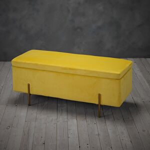 Fairmont Park Kolton Storage Ottoman Mustard 44cm H X 115cm W X 44cm D Fairmont Park Kolton Storage Ottoman Mustard 44cm H X 115cm W X 44cm D