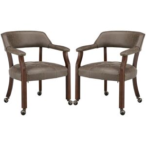 Rosalind Wheeler Deshaundra Polyester Blend Upholstered Armchair Brown 80cm H X 64cm W X 66cm D Rosalind Wheeler Deshaundra Polyester Blend Upholstered Armchair Brown 80cm H X 64cm W X 66cm D