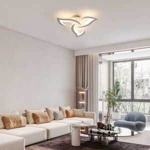 Metro Swallowtail 3-light LED Ceiling Light With Remote & 3-color White 58cm W Metro Swallowtail 3-light LED Ceiling Light With Remote & 3-color White 58cm W
