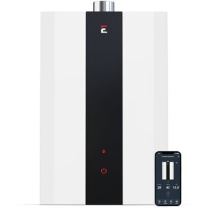 Eccotemp SmartHome 37mbar 15LPM Liquid Propane Instantaneous Water Heater White 61.5cm H X 34.75cm W X 14cm D Eccotemp SmartHome 37mbar 15LPM Liquid Propane Instantaneous Water Heater White 61.5cm H X 34.75cm W X 14cm D