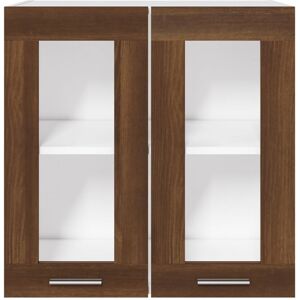 Latitude Run Black Hanging Glass Cabinet 60X31x60 Cm Brown 60cm W X 60cm H X 31cm D Latitude Run Black Hanging Glass Cabinet 60X31x60 Cm Brown 60cm W X 60cm H X 31cm D