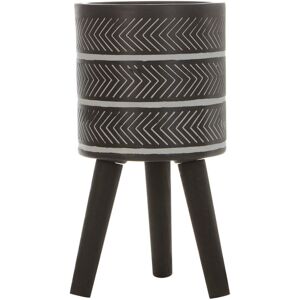 Bloomsbury Market Mondovi Fiberglass Cachepot Brown/White 23cm H x 22cm W x 22cm D Bloomsbury Market Mondovi Fiberglass Cachepot Brown/White 23cm H x 22cm W x 22cm D