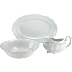 Creatable 16029 - Maria Theresia White 3-Piece Serving Set Creatable 16029 - Maria Theresia White 3-Piece Serving Set