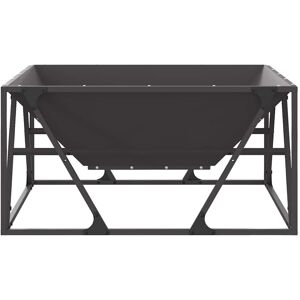Metro Fire Pit Cold-Rolled Steel Black 40cm H x 80cm W x 80cm D Metro Fire Pit Cold-Rolled Steel Black 40cm H x 80cm W x 80cm D
