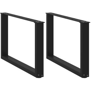 17 Stories Sayumi Table Leg Black 43cm H x 70cm W x 70cm D 17 Stories Sayumi Table Leg Black 43cm H x 70cm W x 70cm D