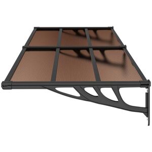 Dakota Fields Avaan Door Canopy Black/Brown 27.5cm H x 239cm W x 90cm D Dakota Fields Avaan Door Canopy Black/Brown 27.5cm H x 239cm W x 90cm D