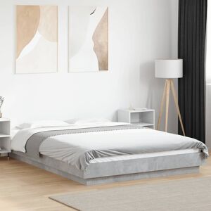 Latitude Run Bed FrameEngineered Wood Concrete Grey European Double (140 x 200 cm) Latitude Run Bed FrameEngineered Wood Concrete Grey European Double (140 x 200 cm)