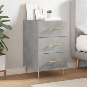 Fairmont Park Neymar Iron Bedside Table Concrete Grey 66cm H X 40cm W X 40cm D Fairmont Park Neymar Iron Bedside Table Concrete Grey 66cm H X 40cm W X 40cm D