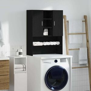 Ebern Designs Awan Washing Machine Cabinet 70,5x25,5x90 cm Black Oak 90cm H X 70.5cm W X 25.5cm D Ebern Designs Awan Washing Machine Cabinet 70,5x25,5x90 cm Black Oak 90cm H X 70.5cm W X 25.5cm D