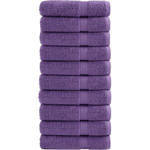 Ebern Designs Nerte 100% Cotton Bath Towels - Set of 10 Purple 140cm L x 70cm W Ebern Designs Nerte 100% Cotton Bath Towels - Set of 10 Purple 140cm L x 70cm W