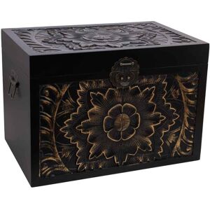 Rosalind Wheeler WOODEN TRUNK 42cm H X 60cm W X 40cm D Rosalind Wheeler WOODEN TRUNK 42cm H X 60cm W X 40cm D