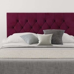 Wade Logan Talcott Upholstered Headboard Velvet Berry Super King (6') Wade Logan Talcott Upholstered Headboard Velvet Berry Super King (6')