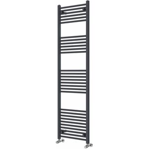 Rebrilliant Wiest Straight Heated Towel Rail Radiator Bathroom Ladder Warmer Anthracite 180cm H x 50cm W x 3cm D Rebrilliant Wiest Straight Heated Towel Rail Radiator Bathroom Ladder Warmer Anthracite 180cm H x 50cm W x 3cm D