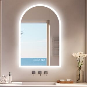 Ivy Bronx Sareen Lighted Wall Mount Mirror 90cm H X 60cm W Ivy Bronx Sareen Lighted Wall Mount Mirror 90cm H X 60cm W