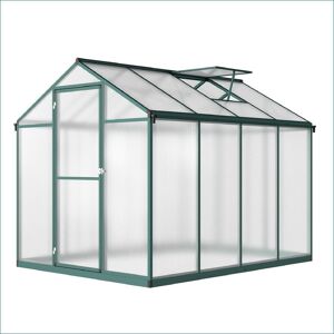 Dakota Fields Heavy Duty Greenhouse for Outdoors with Doors and Adjustable Roof Vent Windows, Walk-in Large Sunhouse for Backyard Gardening, Heavy Duty Plant Hot Ho 195cm H x 190cm W x 242cmD Dakota Fields Heavy Duty Greenhouse for Outdoors with Doors and Adjustable Roof Vent Windows, Walk-in Large Sunhouse for Backyard Gardening, Heavy Duty Plant Hot Ho 195cm H x 190cm W x 242cmD