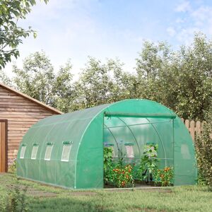 Dakota Fields Tunnel Green House Green 200cm H X 590cm W X 300cm D Dakota Fields Tunnel Green House Green 200cm H X 590cm W X 300cm D