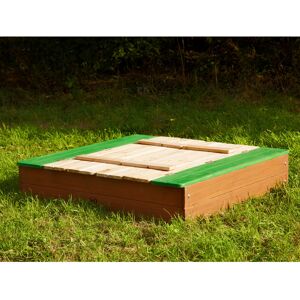 AXI Ella 95Cm x 20Cm Wood Rectangular Sandbox with Cover Brown 20cm H X 95cm W X 100cm L AXI Ella 95Cm x 20Cm Wood Rectangular Sandbox with Cover Brown 20cm H X 95cm W X 100cm L