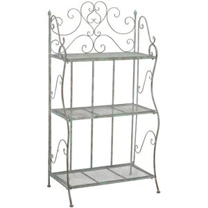 Ophelia & Co. Torus Outdoor 3 Tier Shelf Green 107.98cm H X 55.98cm W X 35.99cm D Ophelia & Co. Torus Outdoor 3 Tier Shelf Green 107.98cm H X 55.98cm W X 35.99cm D