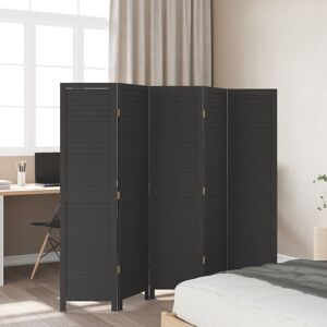 17 Stories Erkson 180cm W 5 - Panel Room Divider Black 160cm H x 180cm W 17 Stories Erkson 180cm W 5 - Panel Room Divider Black 160cm H x 180cm W