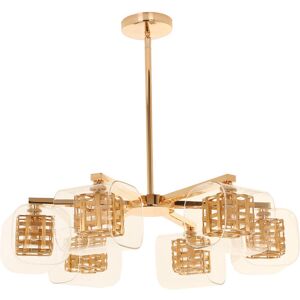 Rosdorf Park Chute 6 - Light Kitchen Island Square Pendant Gold 92cm H X 58cm W X 58cm D Rosdorf Park Chute 6 - Light Kitchen Island Square Pendant Gold 92cm H X 58cm W X 58cm D