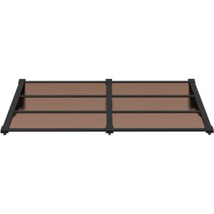 Dakota Fields Avaan Door Canopy Black/Brown 27.5cm H x 152.5cm W x 90cm D Dakota Fields Avaan Door Canopy Black/Brown 27.5cm H x 152.5cm W x 90cm D