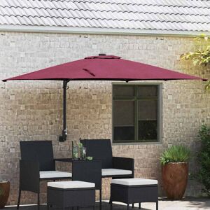 World Menagerie Wall Mount Parasol Dark Pink 160cm H x 247.5cm W x 247.5cm D World Menagerie Wall Mount Parasol Dark Pink 160cm H x 247.5cm W x 247.5cm D
