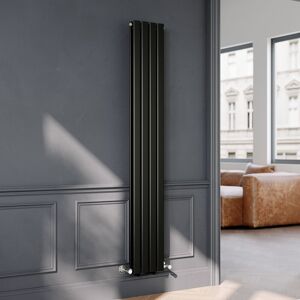 Brayden Studio Camaran Vertical Designer Radiator Black 180cm H x 27cm W x 6.1cm D Brayden Studio Camaran Vertical Designer Radiator Black 180cm H x 27cm W x 6.1cm D