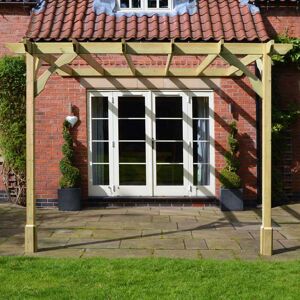 Dakota Fields Bauza Solid Wood Pergola Light Green 270cm H x 360cm W x 360cm D Dakota Fields Bauza Solid Wood Pergola Light Green 270cm H x 360cm W x 360cm D