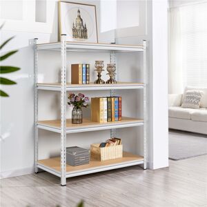 Yaheetech 149.5cm 4 Shelf Shelving Unit Silver 112cm W X 60cm D Yaheetech 149.5cm 4 Shelf Shelving Unit Silver 112cm W X 60cm D