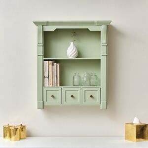 Ophelia & Co. Coblenz Wood Floating Shelf Green 68cm H X 60cm W X 17cm D Ophelia & Co. Coblenz Wood Floating Shelf Green 68cm H X 60cm W X 17cm D