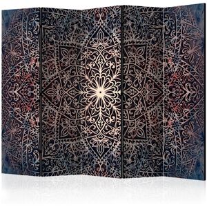 World Menagerie Isla Royal Finesse Room Divider Purple/Black 225cm W World Menagerie Isla Royal Finesse Room Divider Purple/Black 225cm W