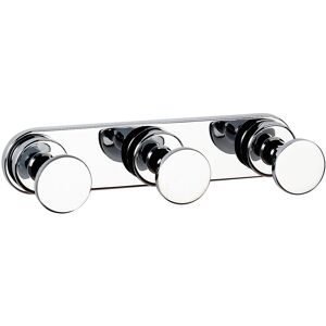 Symple Stuff Joe Wall Mounted Robe Hook Chrome 7.62cm H X 41.91cm W X 4cm D Symple Stuff Joe Wall Mounted Robe Hook Chrome 7.62cm H X 41.91cm W X 4cm D
