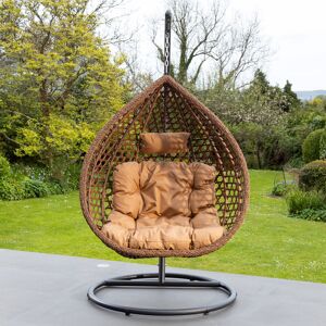 World Menagerie Vanhouten Porch Swing with Canopy Brown 195cm H X 105cm W X 104cm L World Menagerie Vanhouten Porch Swing with Canopy Brown 195cm H X 105cm W X 104cm L
