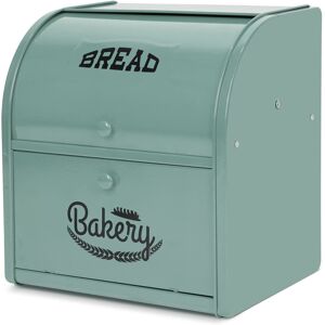 Lark Manor Double Compartment Metal Bread Box – Roll Top Storage for Bread, Buns, and Pastries. Green Lark Manor Double Compartment Metal Bread Box – Roll Top Storage for Bread, Buns, and Pastries. Green